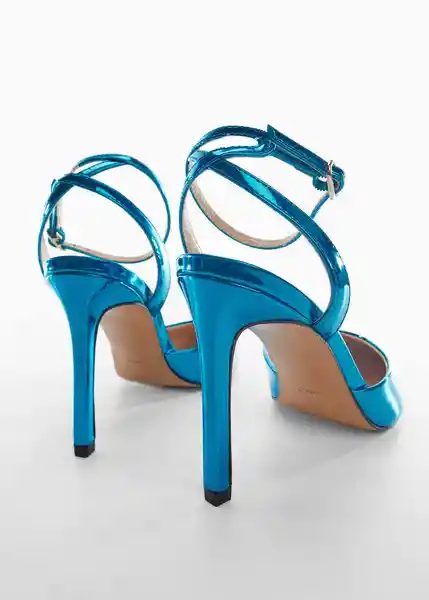 Zapatos Mint Azul Talla 40 Mujer Mango