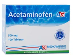 American Generics Acetaminofén Blister (500 mg)