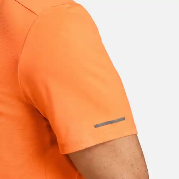 Nike Camiseta M Df Rise 365 Run Div Top Hombre Naranja Talla L