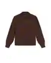 Buzo Smart Polo Café Delicioso Ultraoscuro Talla XL Chevignon