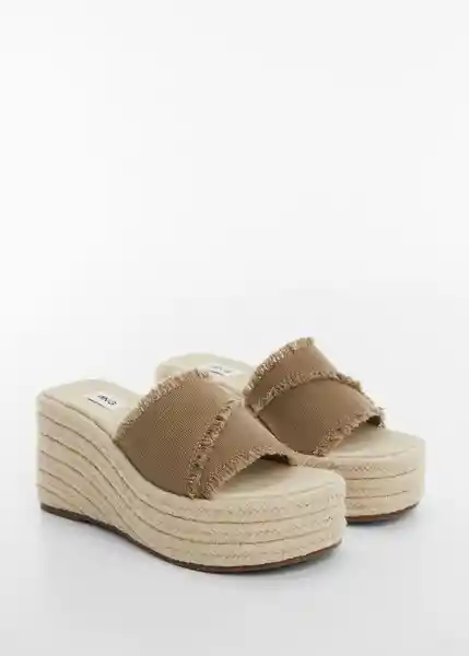 Sandalias Marthaa Coffee Talla 35 Niñas Mango