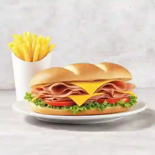 Sandwich De Jamon Y Queso