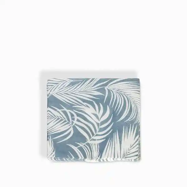 Servilleta Hoja Palmera Gris 12.5 cm x 12.5 cm Ambiente Gourmet