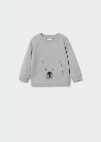 Sudadera Deer Gris Medio Vigore Talla 72 Niños Mango