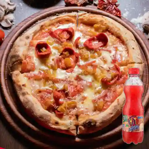 Combo Pizza Roma + Hit Frutas Tropicales 500 ml