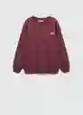 Sudadera Comun Burdeos Talla 10 Niños Mango