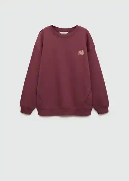 Sudadera Comun Burdeos Talla 10 Niños Mango