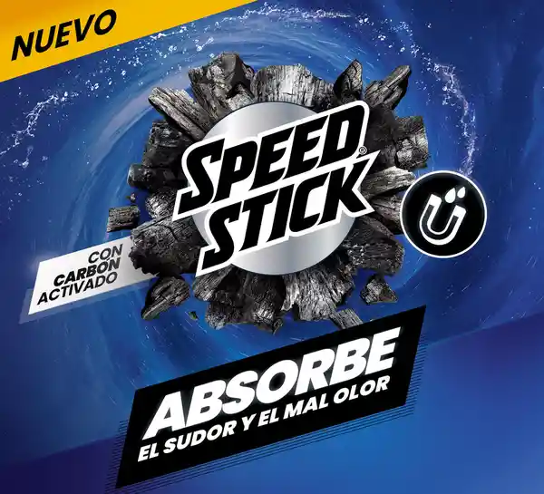 Speed Stick Desodorante Hombre Carbón Absorb Spray
