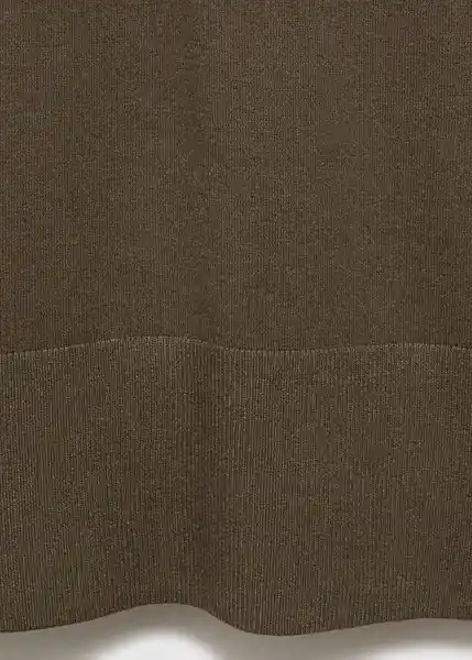 Vestido Vieira Khaki Talla S Mujer Mango