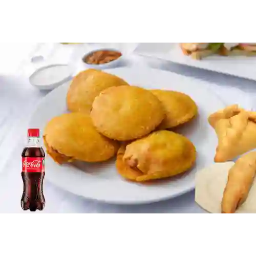 Combo Arepa de Huevo, Dedito de Queso, Empanada de Carne