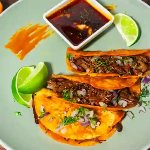 Tacos de birria x3