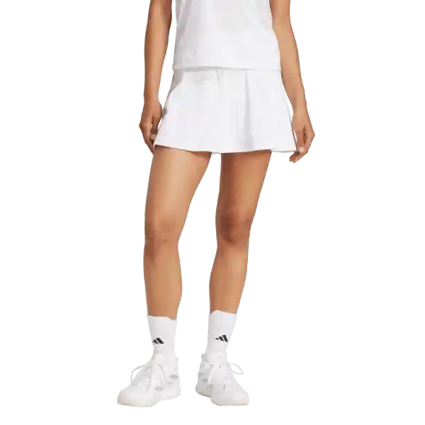 Adidas Falda Club Skirt Para Tenis de Mujer Blanco Talla S