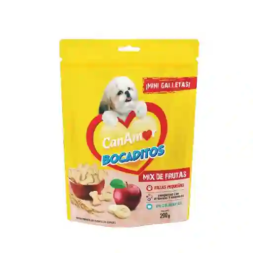 Can Amor Snack Para Mascota Bocaditos Mix Frutas Razas Pequeñas