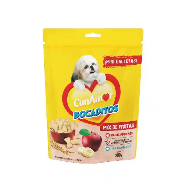 Can Amor Snack Para Mascota Bocaditos Mix Frutas Razas Pequeñas