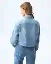 Chaqueta Mujer Azul Talla M 321G003_AZU114604 Americanino