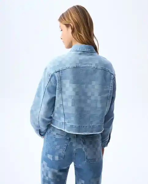Chaqueta Mujer Azul Talla M 321G003_AZU114604 Americanino