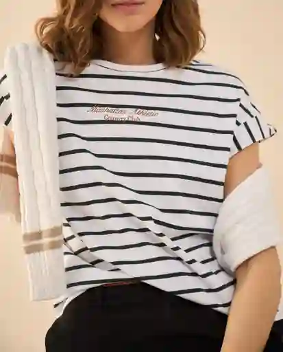 Camiseta Verde Escocés Ultraoscuro Talla M 102G020 Esprit