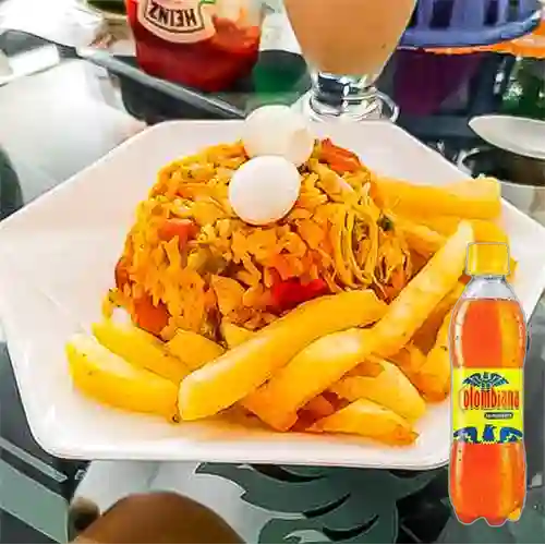 Combo Arroz con Pollo + Colombiana 250 ml