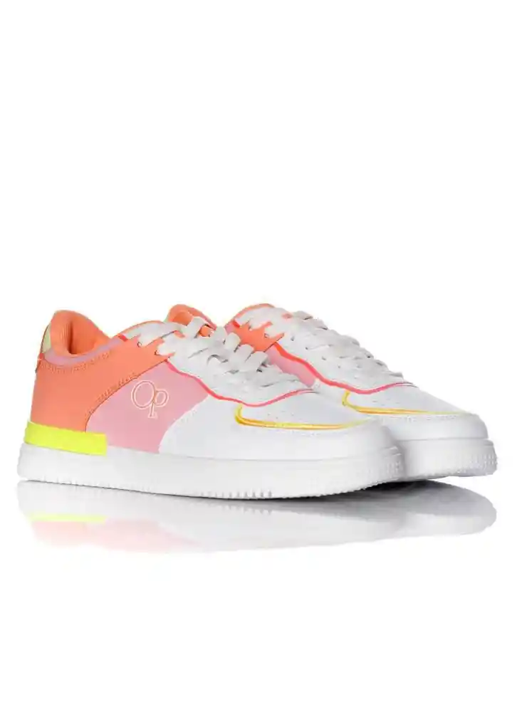 Tenis De Mujer 35 - Bco/Rosad