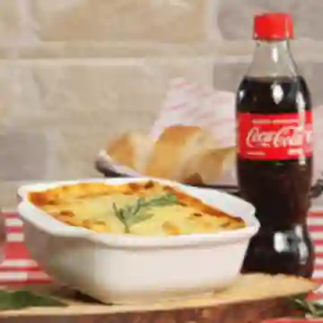 Combo Lasaña y Gaseosa Personal