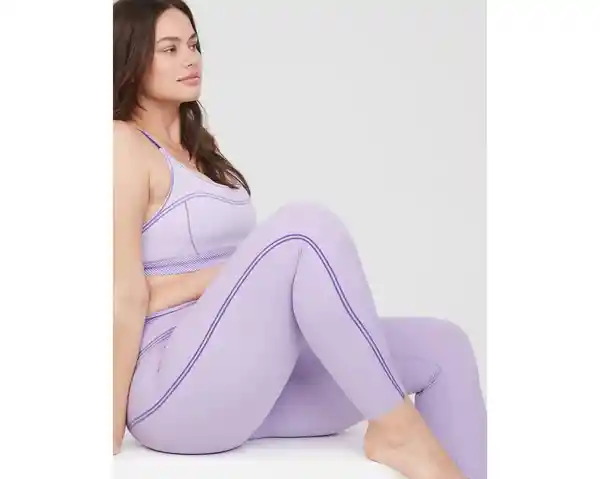 Leggings Aerie Morado Talla MED REGULAR American Eagle