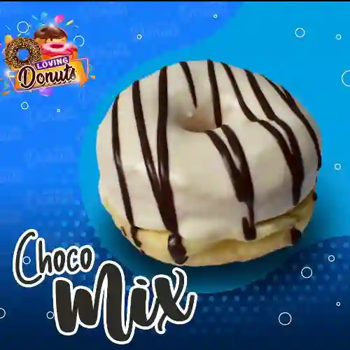 Mini Donut Cubierta Choco Mix