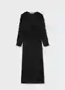 Vestido Dante-W Negro Talla S Mujer Mango