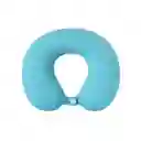 Almohada Viaje Cuello Espuma Viscoelástica Verde Miniso