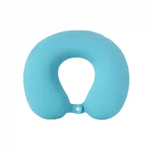 Almohada Viaje Cuello Espuma Viscoelástica Verde Miniso