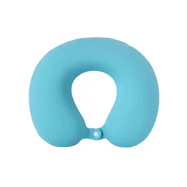 Almohada Viaje Cuello Espuma Viscoelástica Verde Miniso
