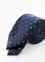 Corbata Dots7 Navy Talla 99 Hombre Mango