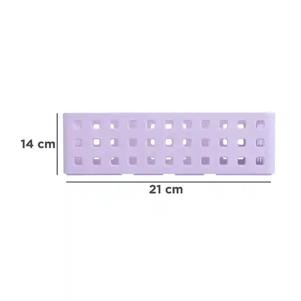 Organizador Plástico Apilable M Serie Púrpura Miniso