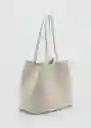 Bolso G Maribel Crudo Talla 99 Mujer Mango