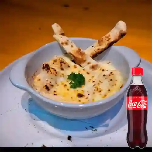 Combo Lasaña Mixta de Pollo&Carne +Cocacola Orig 400ml
