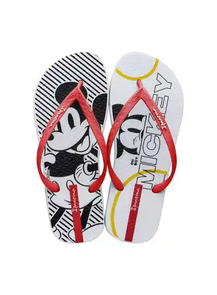 Ipanema Sandalias Disney Femenina Blanco Rojo Talla 39/40