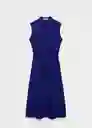 Vestido Sero Azul Talla XL Mujer Mango