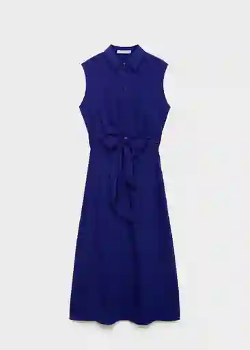 Vestido Sero Azul Talla XL Mujer Mango