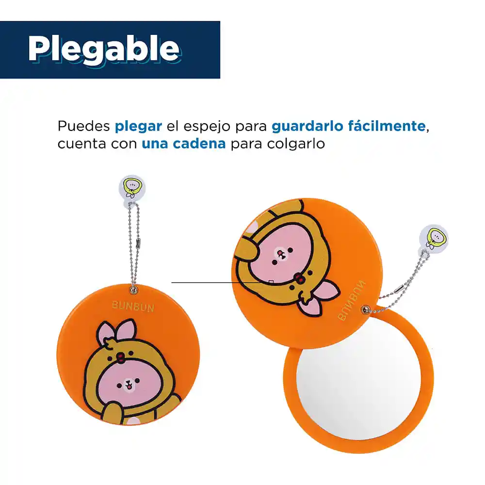 Espejo Compacto Bunbun Mini Family Miniso