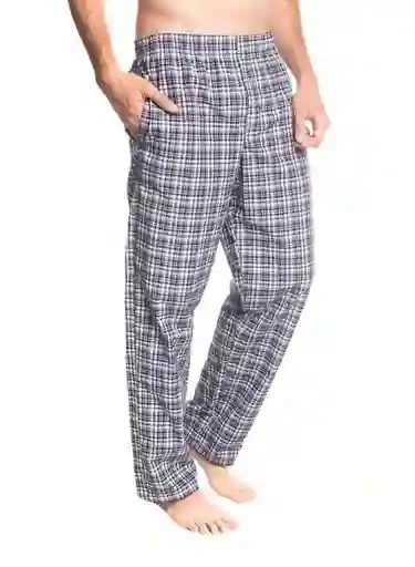 Pantalón Pijama Largo Cuadros Talla S
