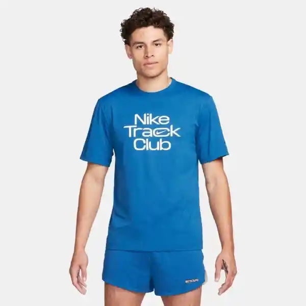 Nike Camiseta Track Club Hyverse Para Hombre Azul Talla S