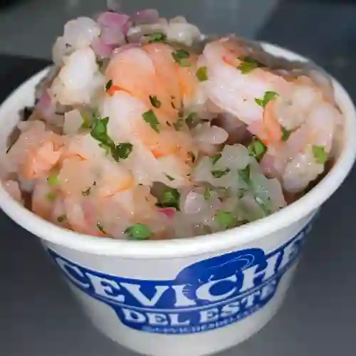 Ceviche Peruano de Camarón 12 Oz