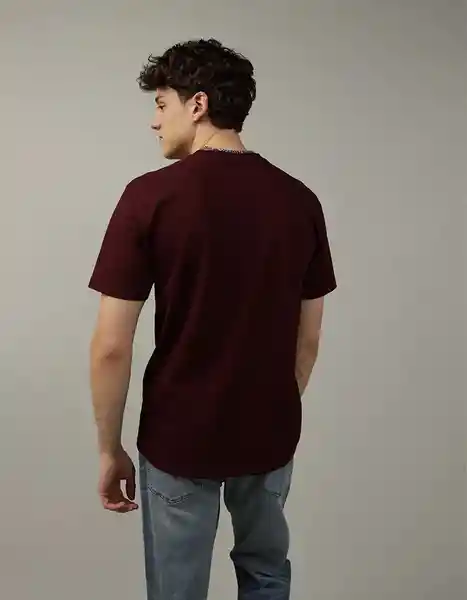 Camiseta Hombre Borgoña Talla XXXL American Eagle 11641539