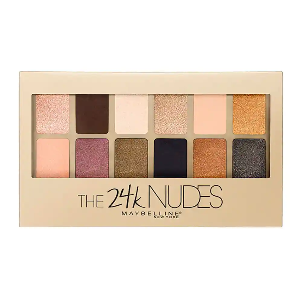 Maybelline Paleta de Sombra The 24K Nudes
