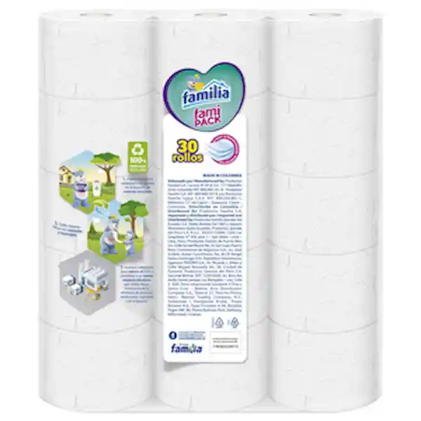 Familia Papel Higiénico Triple Hoja