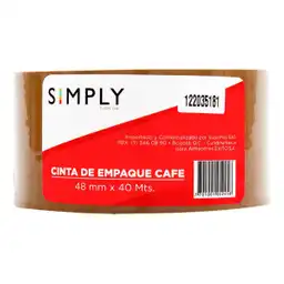 Cinta de Empaque Café 48 mm x 40 m Éxito