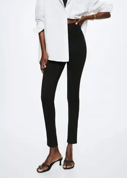 Leggings Bangrom Negro Talla 18 Mujer Mango