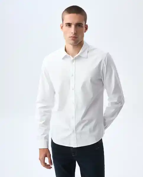Camisa Hombre Blanco Talla L 811G504_BLA110601 Americanino