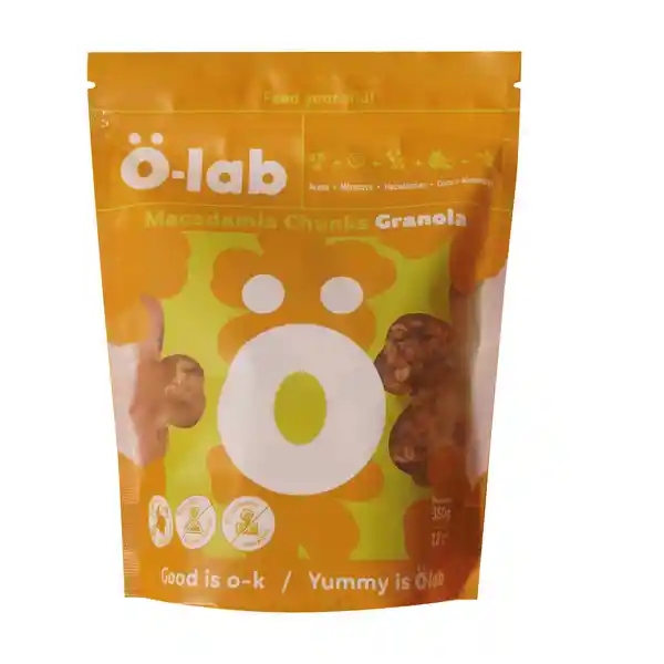 O-Lab Granola con Macadamia Chunks