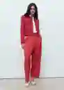 Chaqueta Rosso Rojo Talla XL Mujer Mango