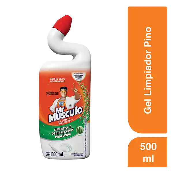 Mr Musculo Desinfectante Inodoros Pino Gel